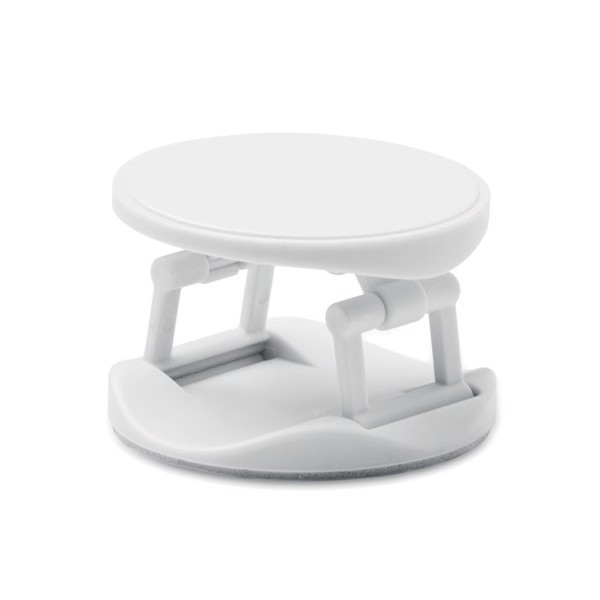 Round phone holder Dot - White