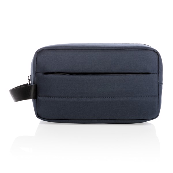 Impact AWARE™ RPET toiletry bag - Navy