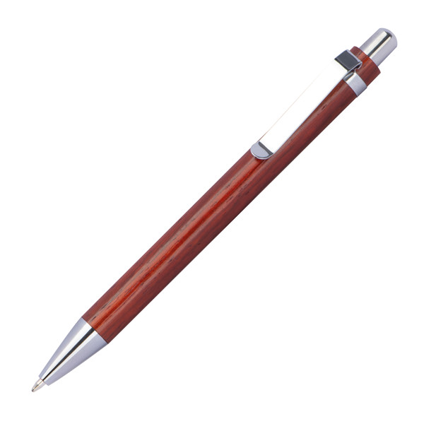 Wooden ball pen JESSE - Brown