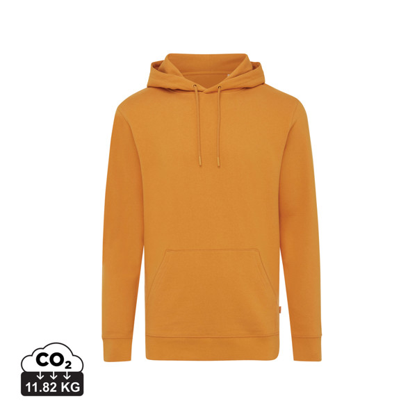Sweat à capuche en coton recyclé Iqoniq Jasper - Sundial Orange / L