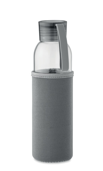 Bottiglia di vetro riciclato Ebor - Grigio Pietra
