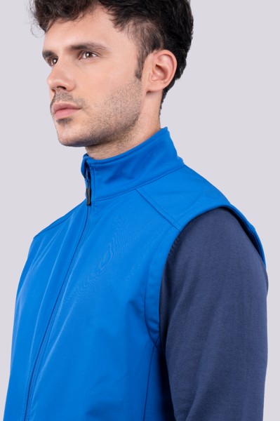 Men’S 3-Layer Softshell Bodywarmer - Black / 2XL