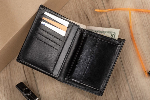 Wallet LEON - black
