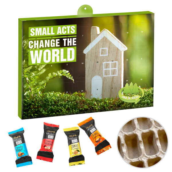 Premium Gift Advent Calendar "Eco" Business With Hello Mini Stick Mix