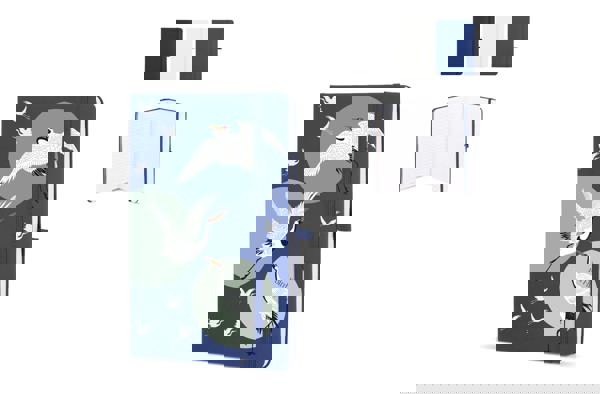 Notebook Olmo Hard Cover PU A5 with Sticky Notes - White