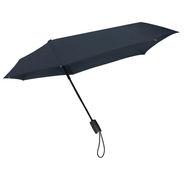 STORMaxi - Parapluie pliant tempte arodynamique - Ouverture et fermeture automatique - Impermable au vent -  90 cm - Bleu marin