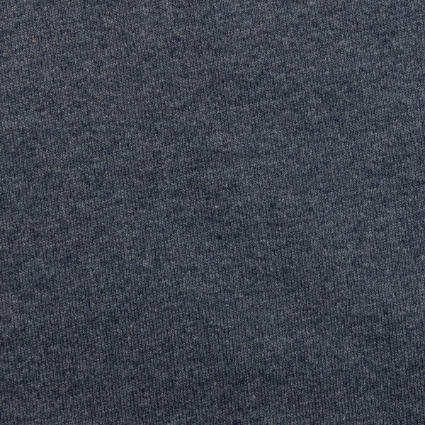 Iqoniq Denali recycled cotton crew neck undyed - Heather Navy / L