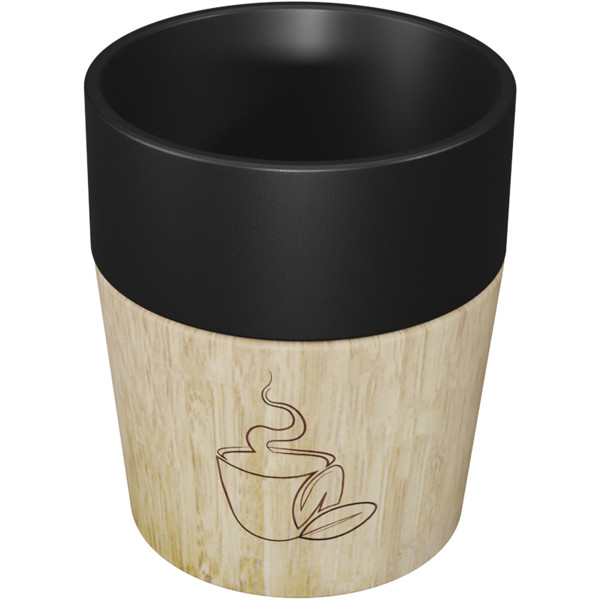 Conjunto de 4 canecas de café de cerâmica magnéticas "D06" "SCX.design"