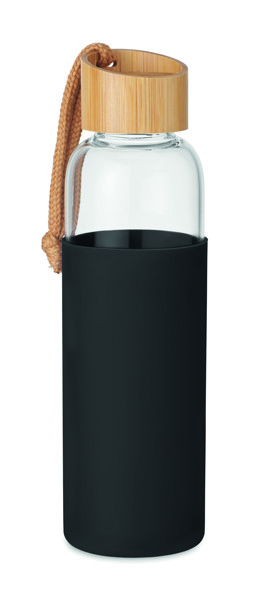 Bouteille en verre 500 ml Chai - Noir