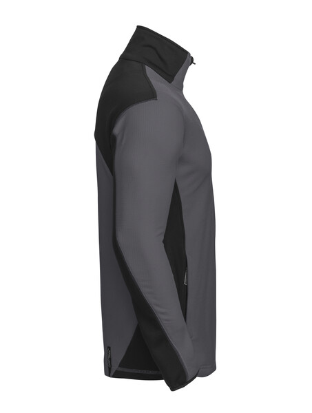 3306 MICRO SWEATER HALF ZIP GREY M