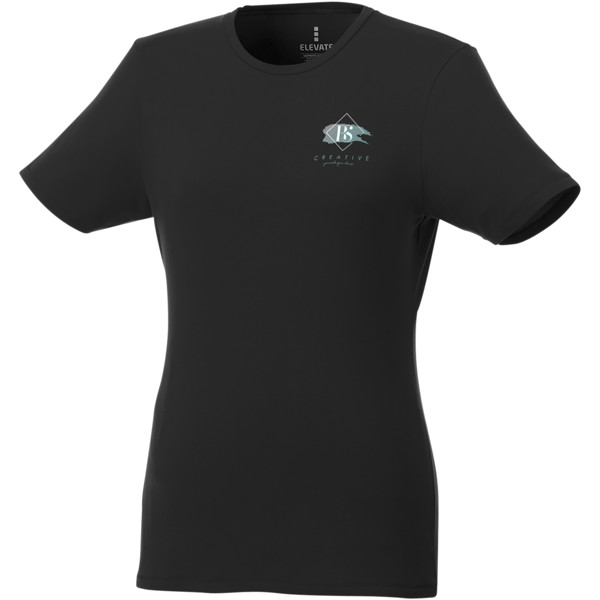 T-shirt bio manches courtes femme Balfour - Noir / M