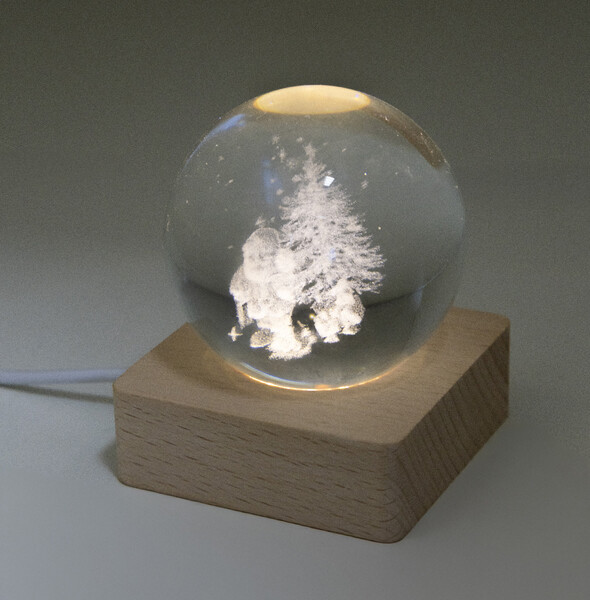 Karácsonyi fénygömb Borealis