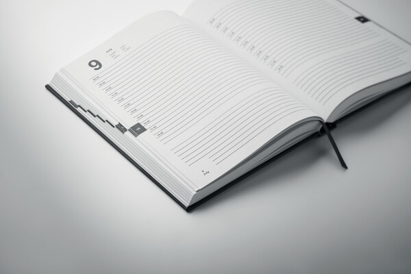 A5 perpetual daily planner Routine - Black