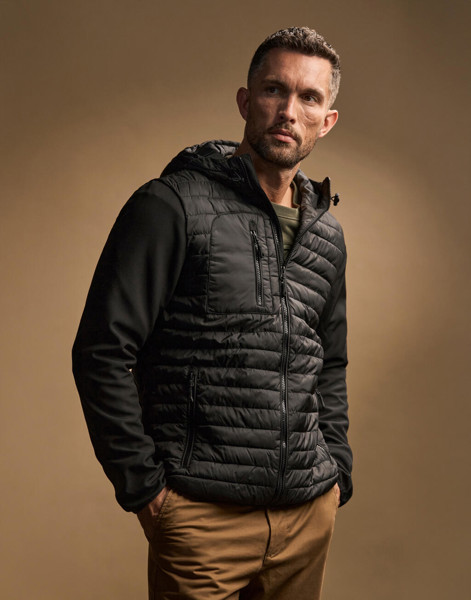 Hooded Crossover Jacket - Black / XL