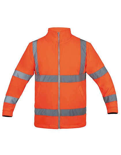 Hi-Vis Safety Fleece-Jacket Bergen - Signal Orange / XXL