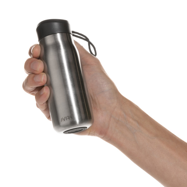 Avira Ain 150ml Reiseflasche aus RCS rec. Stainless-Steel - Silber