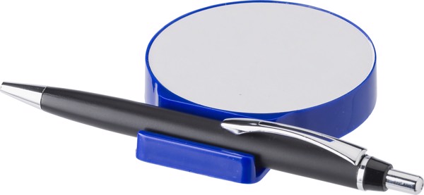 Base magnética em ABS para esferográficas e para telemóvel. Rafael - vermelho