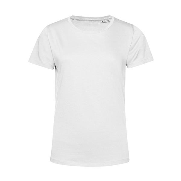 T-Shirt B&C #Inspire E150 Women 150G - Branco - 100% Algodão Orgânico Ou Em Conversão - Branco / L