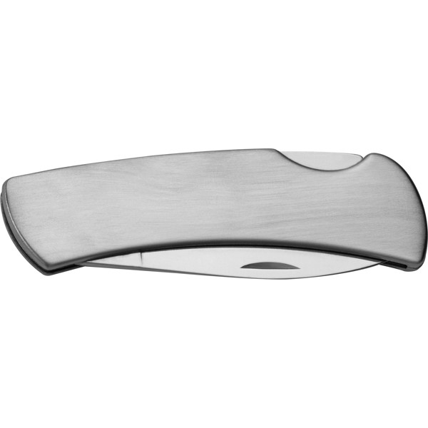 Pocket knife with safety lock CHARLENE - Silvergrey
