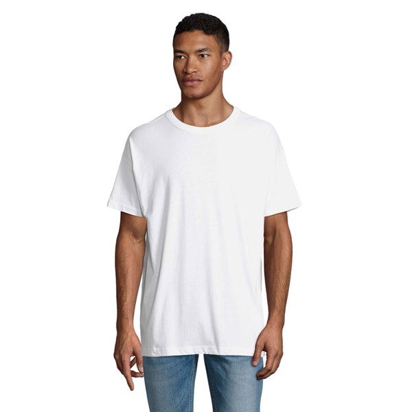 BOXY MEN OVERSIZED T-SHIRT - White / S