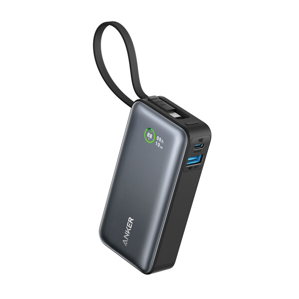 Powerbanka Anker Nano 30 W, s integrovaným kabelem USB-C