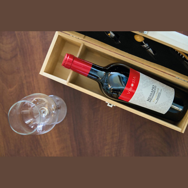 Drvena kutija za vino saint-étienne