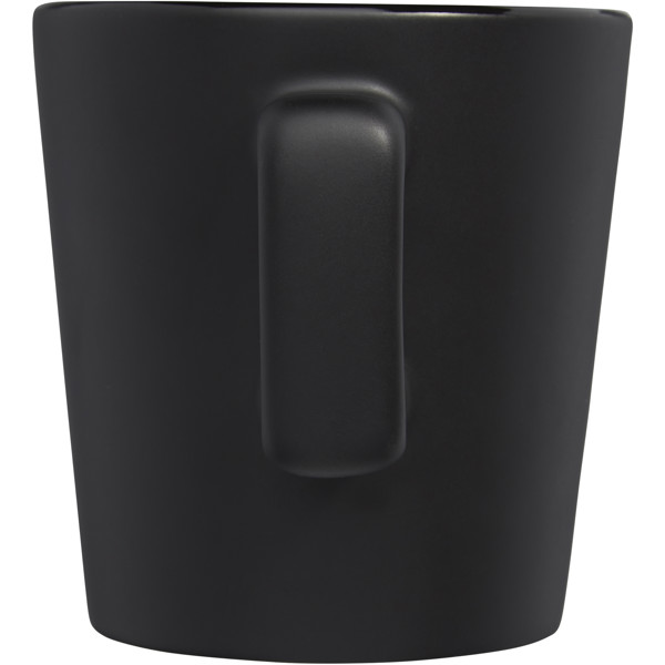 Ross 280 ml ceramic mug - Black Matted