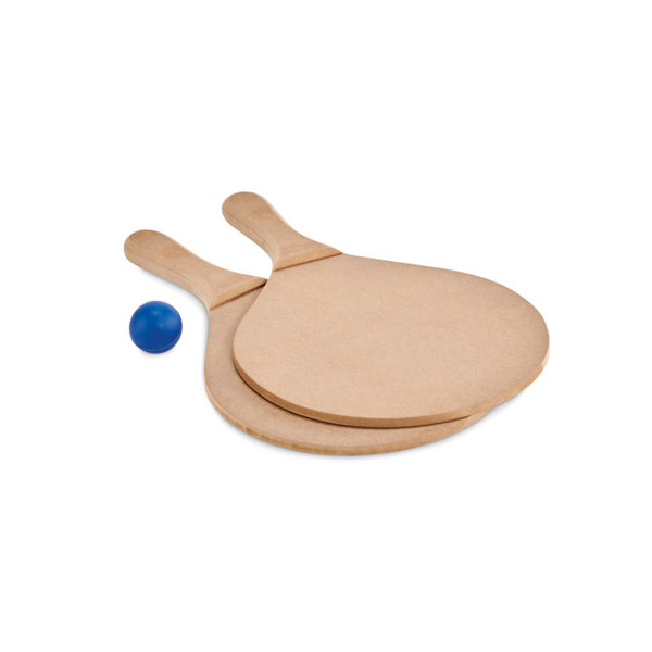 Set za tenis na plaži Raquet, MDF vesla 375x190 mm