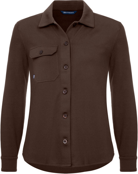 Leisure Blouse Cutter & Buck | Advantage Leisure Shirt Women - Dark Mocca / XXL