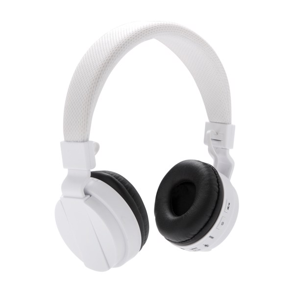 Összecsukható vezeték nélküli fejhallgató - Fehér