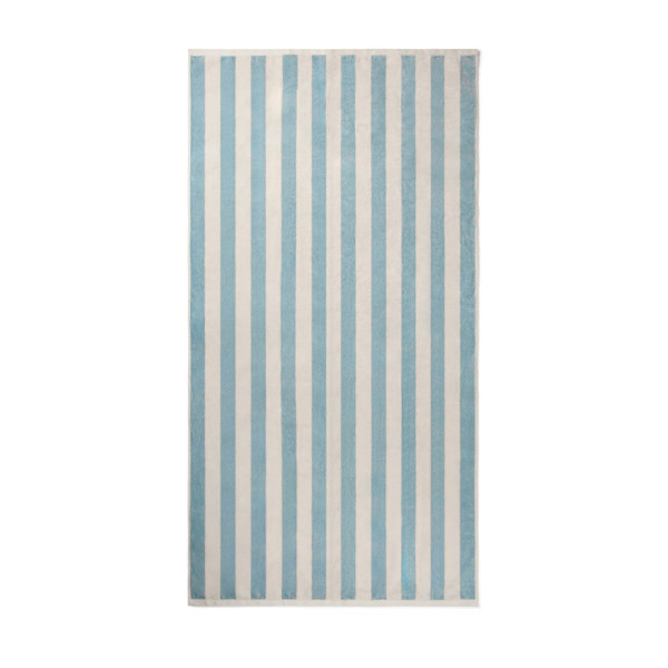 VINGA Lagoa GRS beach towel - Light Blue / White