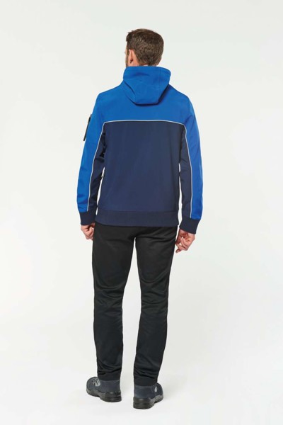 Unisex 3-Layer Two-Tone Bionic Softshell Jacket - Black / Dark Grey / M