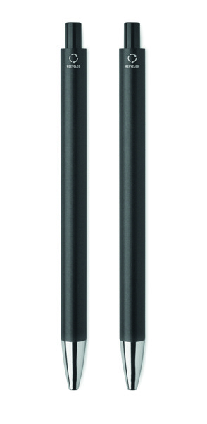 Conjunto de canetas no estojo Orwell - Preto