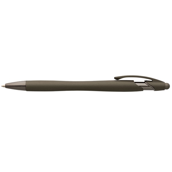 La Jolla Softy Monochrome Classic Pen w/Stylus - Gunmetal / Silkscreen