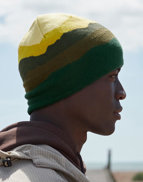 Mountain Peaks Pull-On Beanie - Alpine Peaks / ONE SIZE