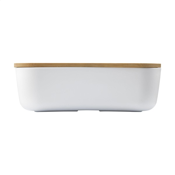 Midori Bamboo Lunchbox - White