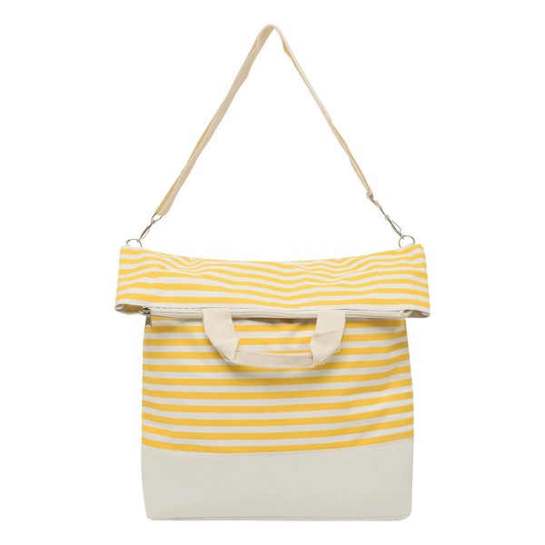 Strandtasche Juist - Beige / Gelb