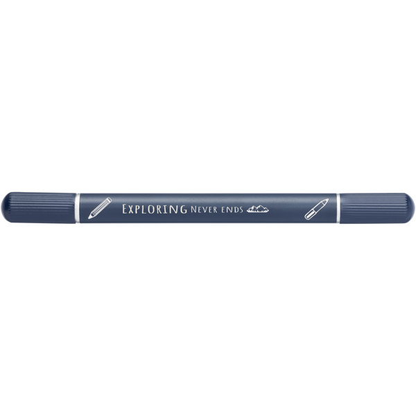 Ensemble stylo à bille et carnet de notes Skribo - Marine