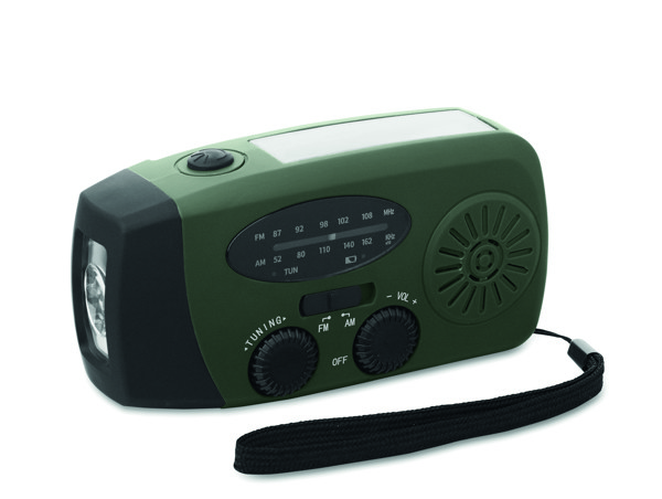 Radio portable avec torche LED MO2746- Onda - Vert Foncé