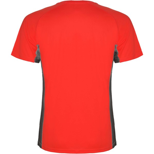 T-shirt sportiva a maniche corte da uomo Shanghai - Rosso / Dark Lead / L