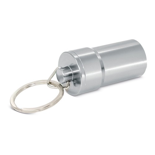 PORTE-CLÉS EN ALUMINIUM "RUNY" - Argent