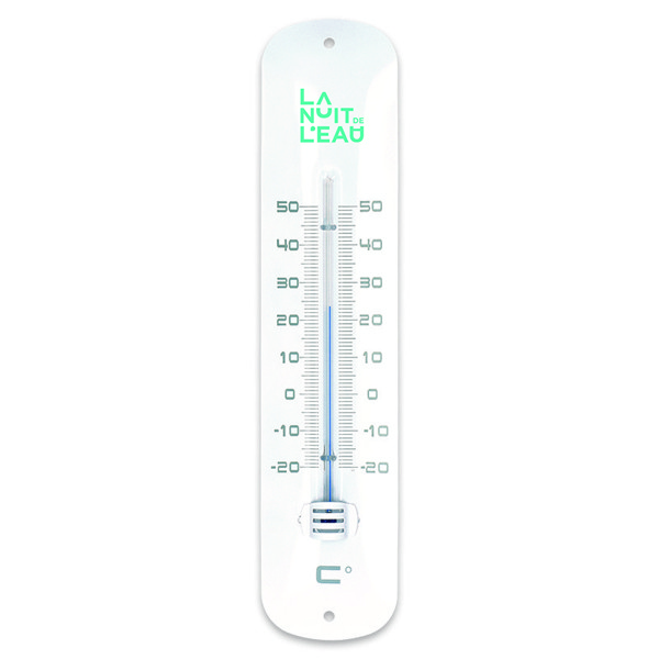 THERMOMETRE METAL LAQUE 30CM