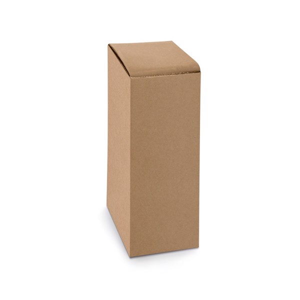 RAGNAR. Garrafa em aço inoxidável (36% reciclado) de parede dupla térmica, isolada a vácuo 570 mL - Vermelho