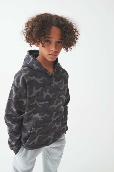 Kids Camo Hoodie - Green Camo / XS