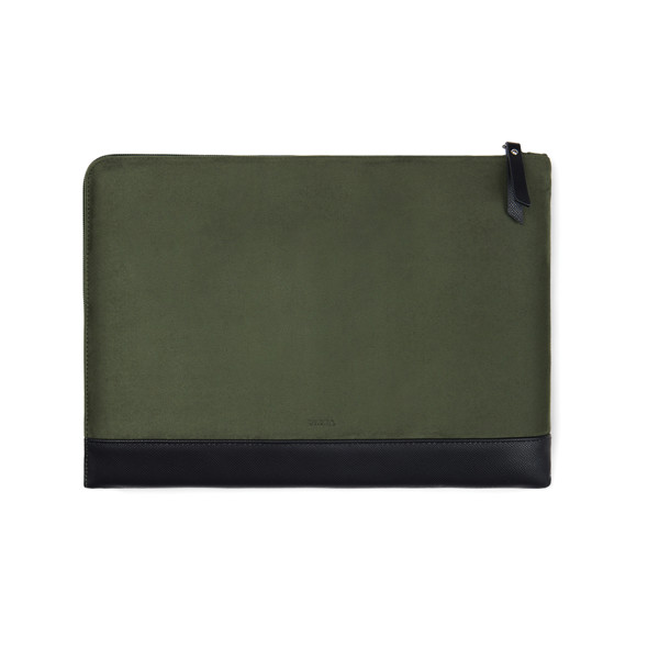 Obal na 16" notebook VINGA Marlow z RCS recykl. polyesteru - Zelená / Černá