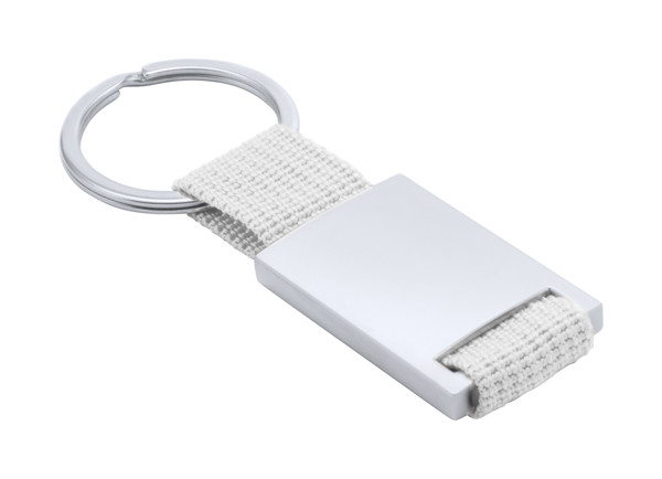 Keyring Poxil - White / Silver