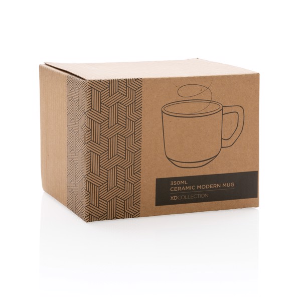 Mug 350ml moderne en céramique - Bleu Marine