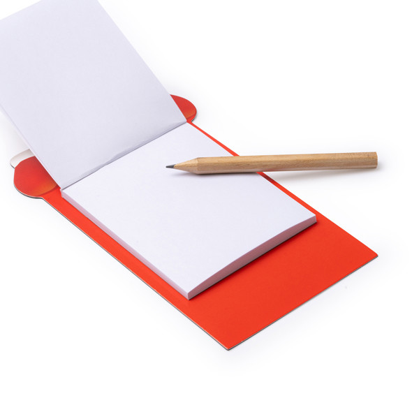 Personalised Christmas magnet with notepad and pencil Santa Claus design