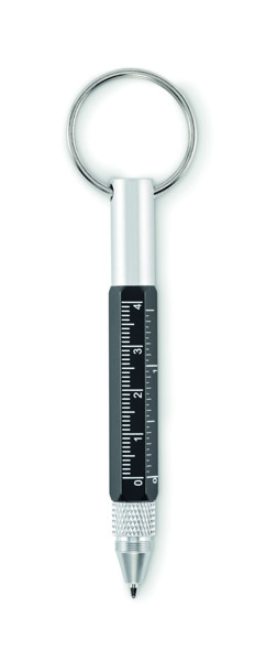 Caneta chaveiro com medidor Twen - Preto