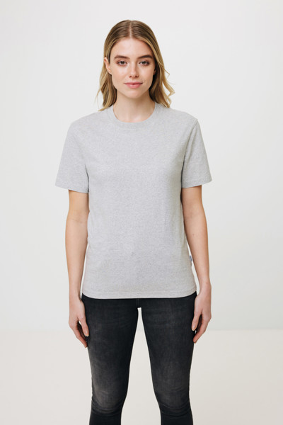 T-shirt en coton recyclé non teinté Iqoniq Manuel - Heather Grey / M